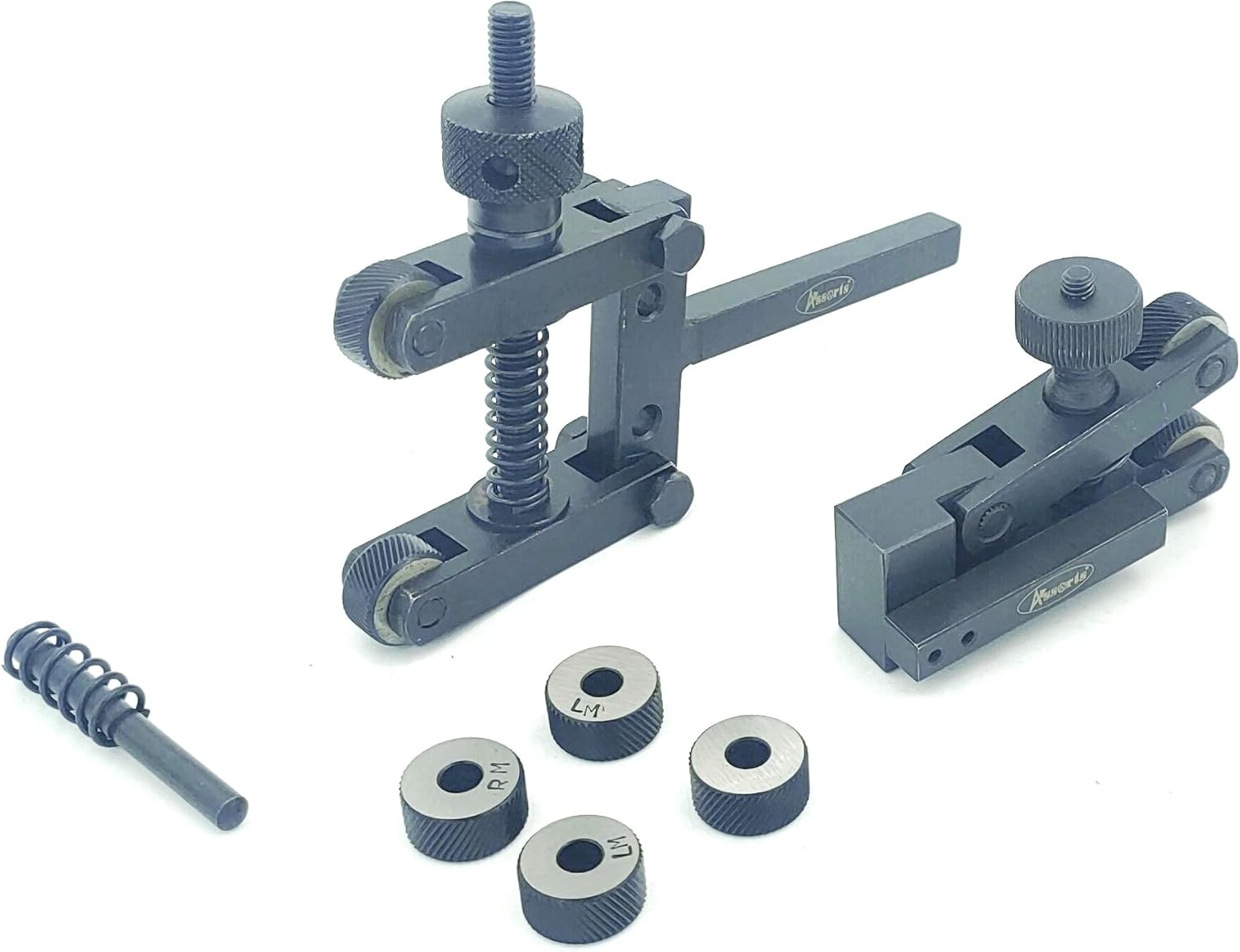 Set 2 Pc- Lathe Clamp Type Knurling Tools with 4 Spare Knurls