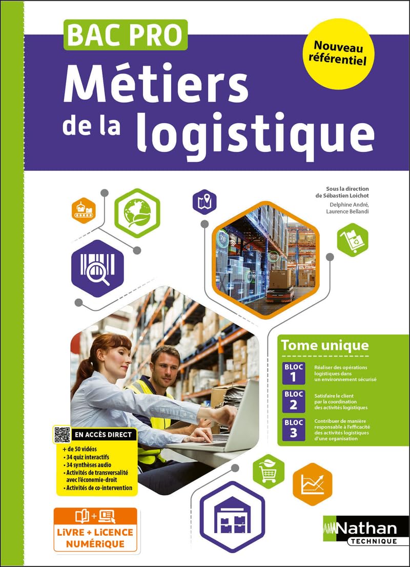 Bac Pro Métiers de la logistique - Tome Unique