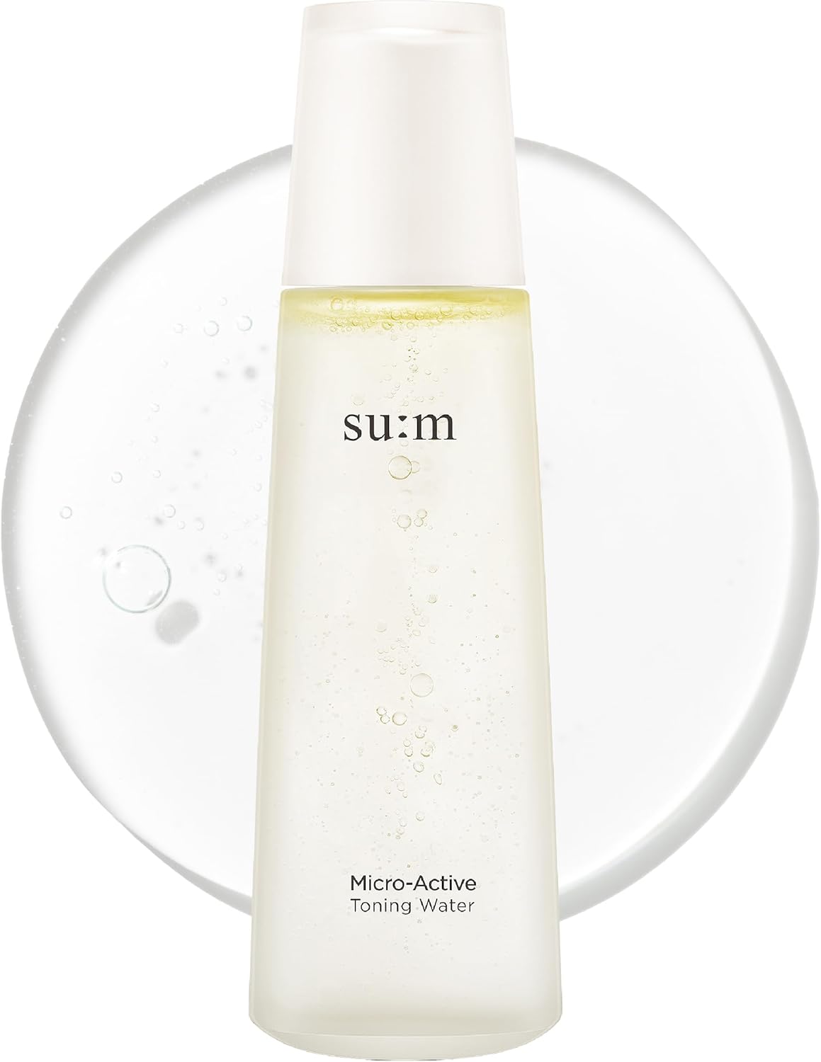SU:M Micro-Active Toning Water (5.07 fl oz) - Dual-Phase Gentle Exfoliating Toner with Low-Irritation, Improved Skin Texture & Boost Vitality, Korean Skin Care. PHA, Biopeptide.