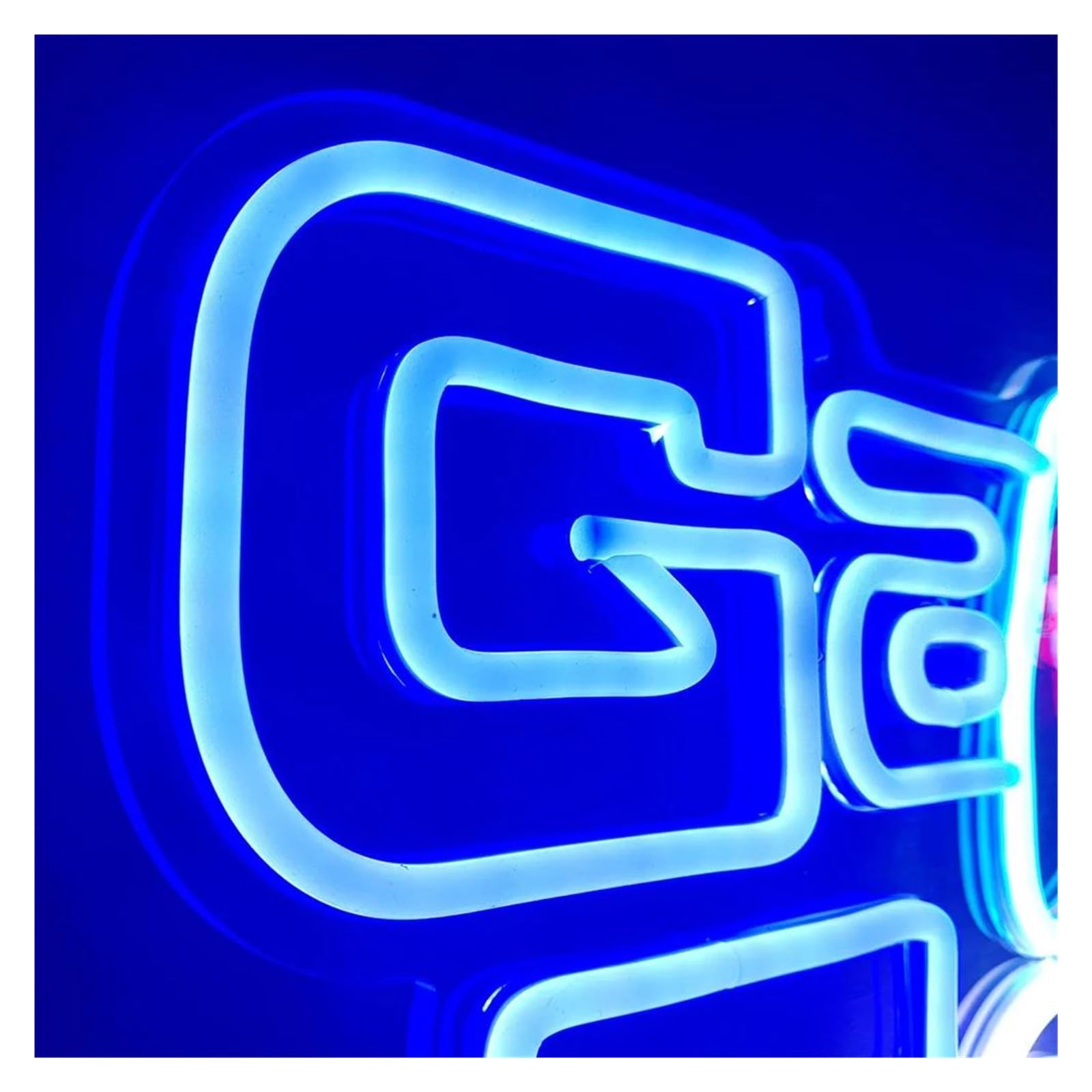 LED néon signe Panneau Néon Game Zone Gaming LED Light Pour Chambre À Coucher Anniversaire Gamer Mari Garçon Enfants Enfant Adolescent 21.6cmx37cm