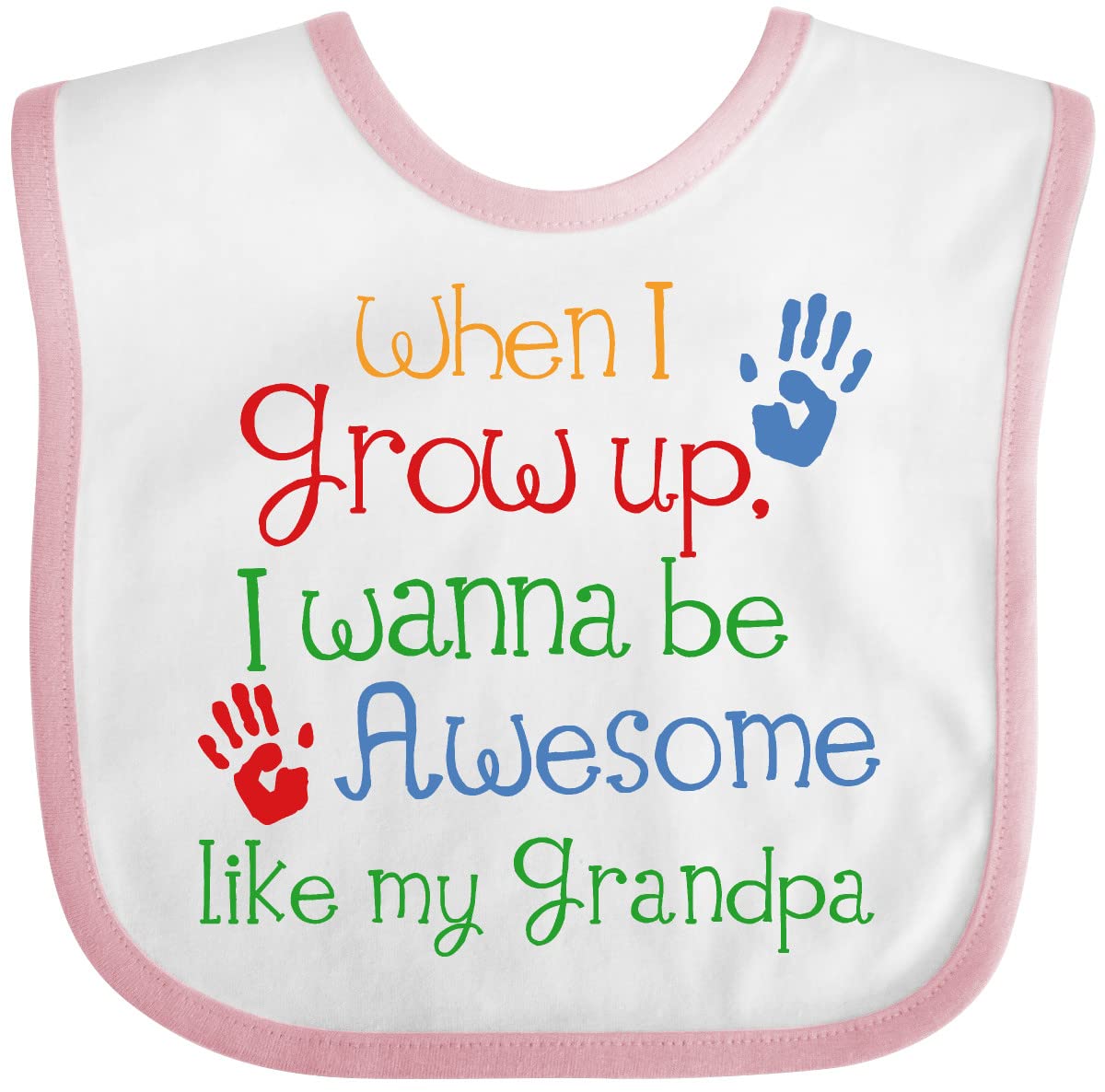 inktastic Awesome Like My Grandpa Baby Bib