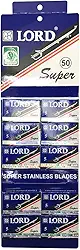 Lâmina inox para Barbear 50 Peças - Lord