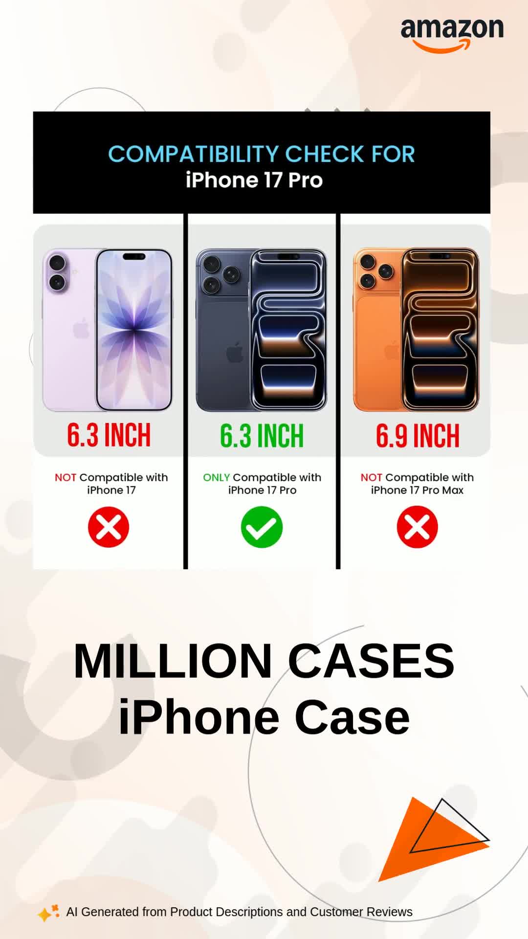 MILLION CASES TechWoven Mag-Safe Case for iPhone 17 Pro, iPhone 17