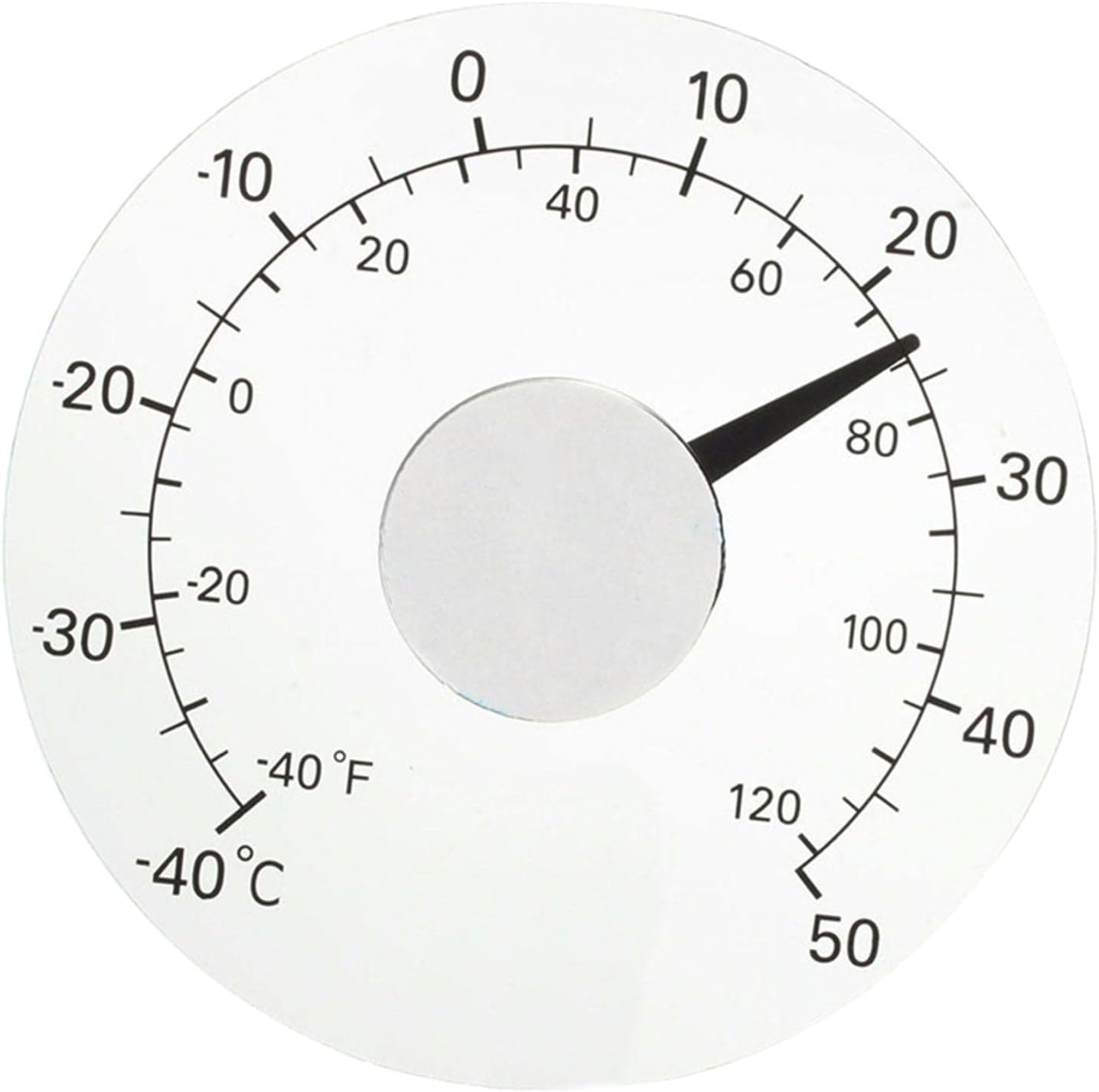 Outdoor Thermometer Window SelfAdhesive Temperature