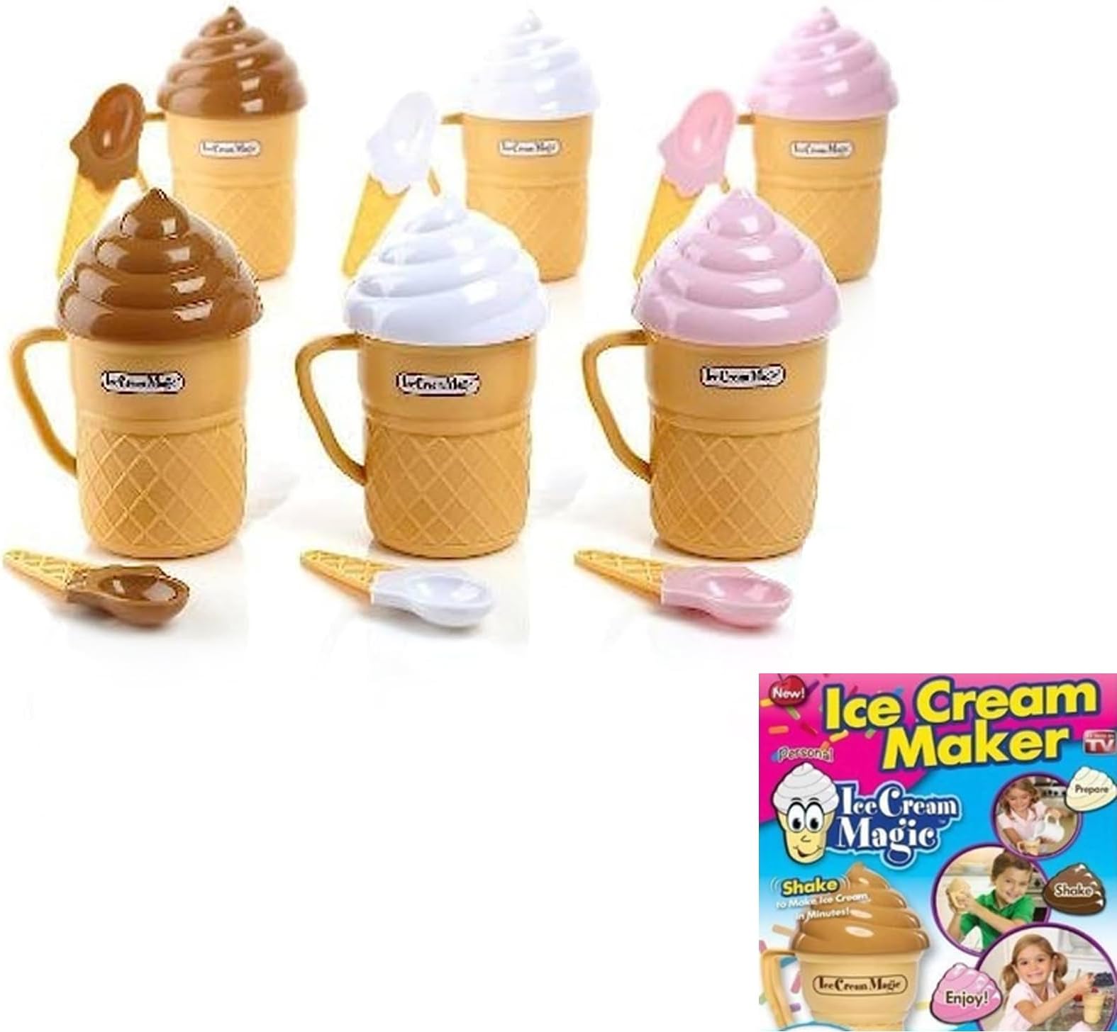 Ice Cream Magic - Ice Cream Maker - Set of 6