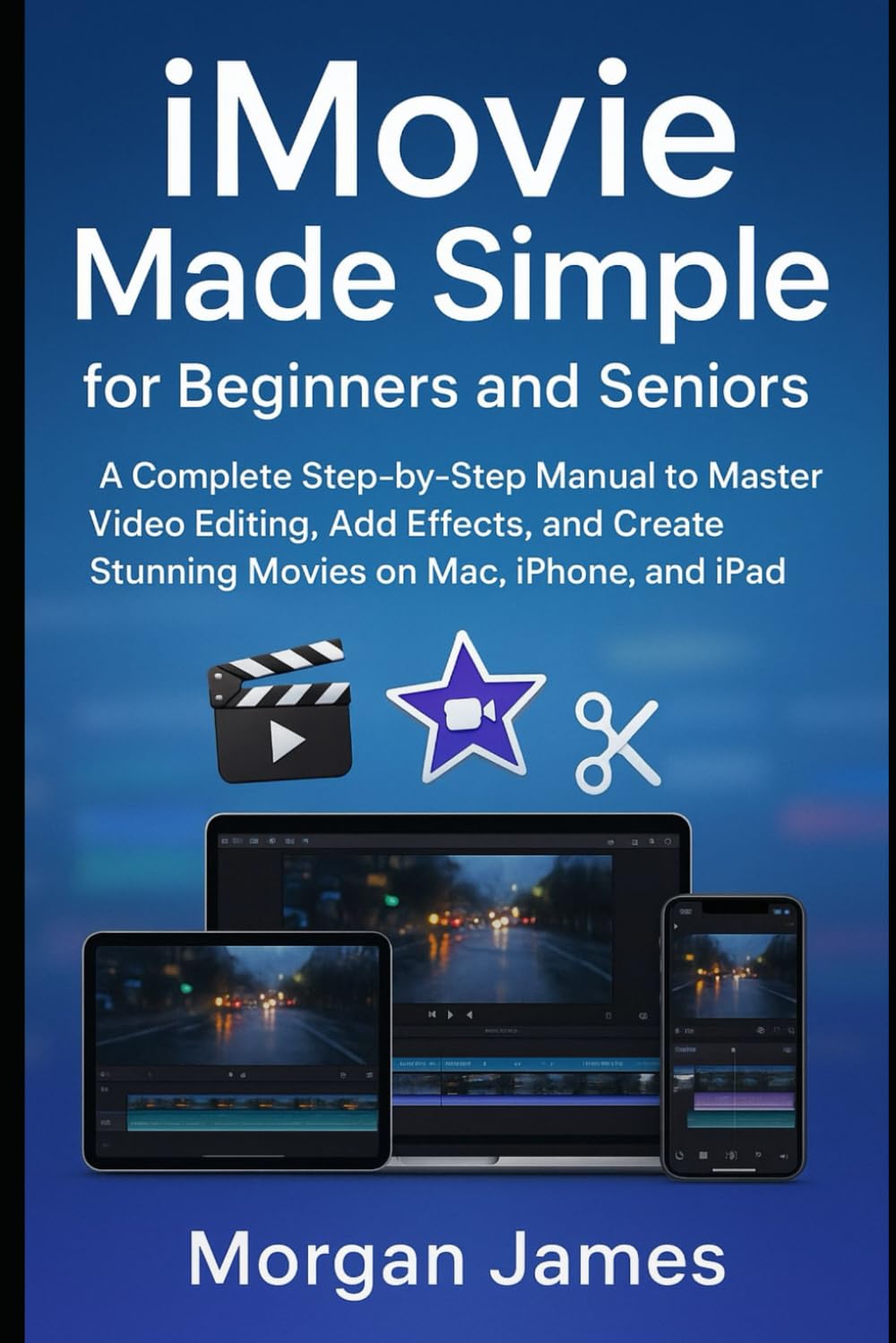 iMovie Made Simple for Beginners and Seniors: A Complete Step-by-Step Manual to Master Video Editing, Add Effects, and Create Stunning Movies on Mac, iPhone, and iPad (Camera and video tools guide)