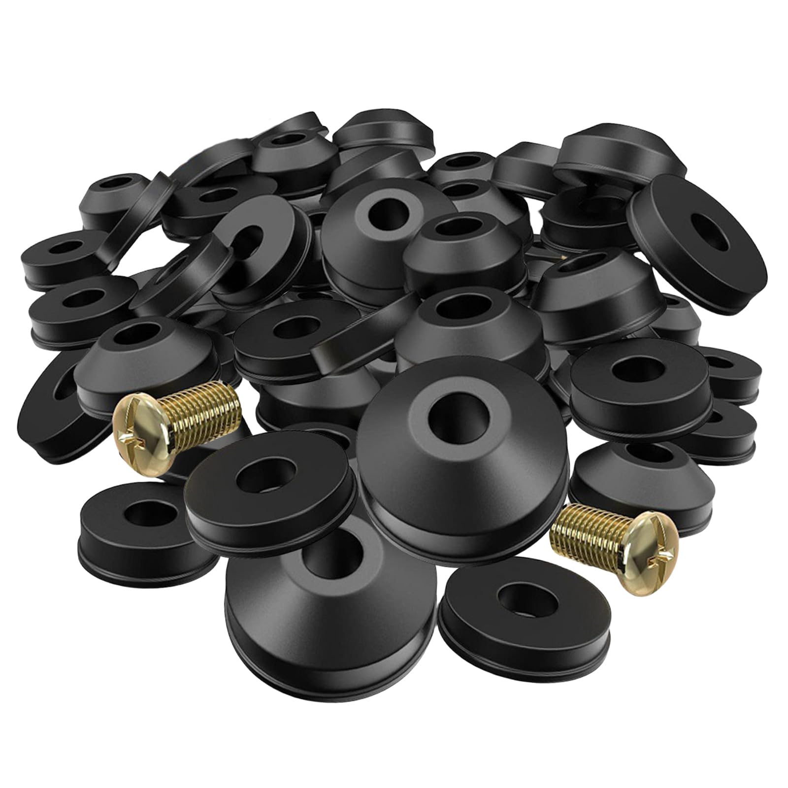 Kalttoy Multicolor 116Pcs Leak Fixing Rubber Washers Flat And Beveled Rubber Faucet Washers Sealing Gaskets With Screws Easy To Use Sealing Gaskets
