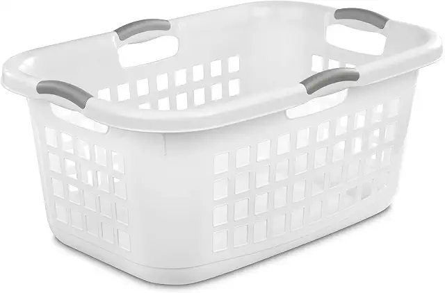 Sterilite 2 Bushel Ultra Laundry Basket 6-Pack - Large Plastic with Comfort Handles