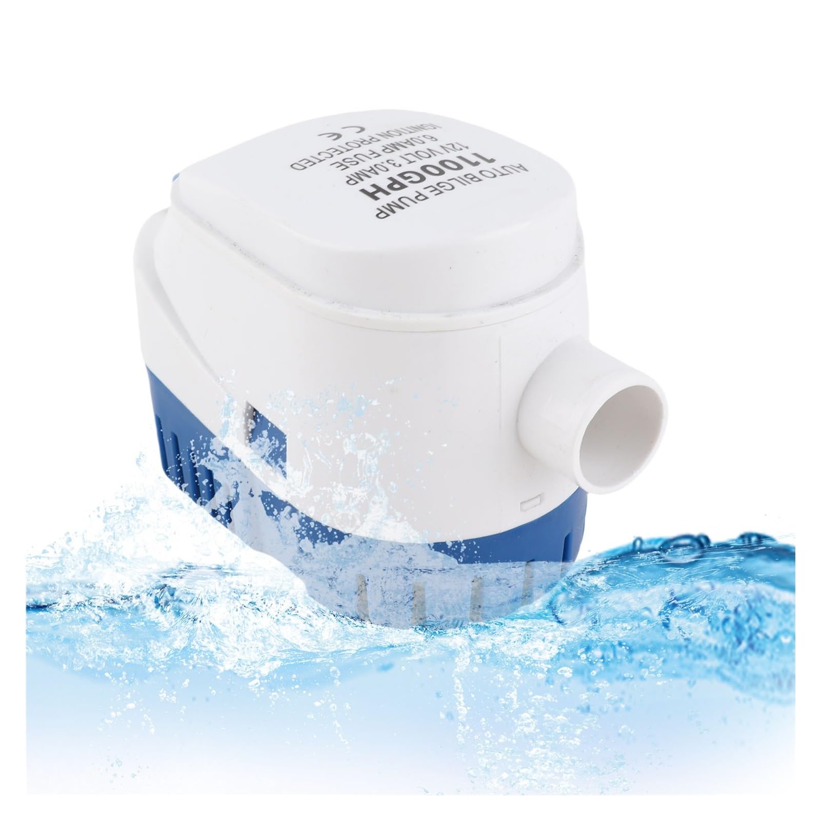 1 unidad de sentina sumergible automática for barco 1100GPH 12V