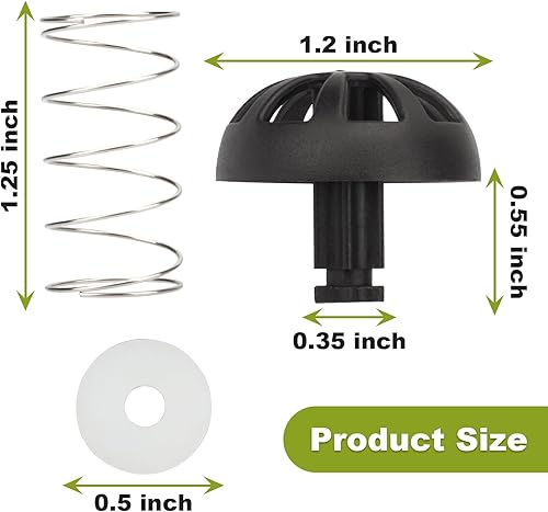 Miniatura 2 de Cesta de café para máquina de elaboración de cerveza Kit de tapón con resorte inferior de repuesto para Hamilton Beach Flexbrew 2 Way Coffee Maker