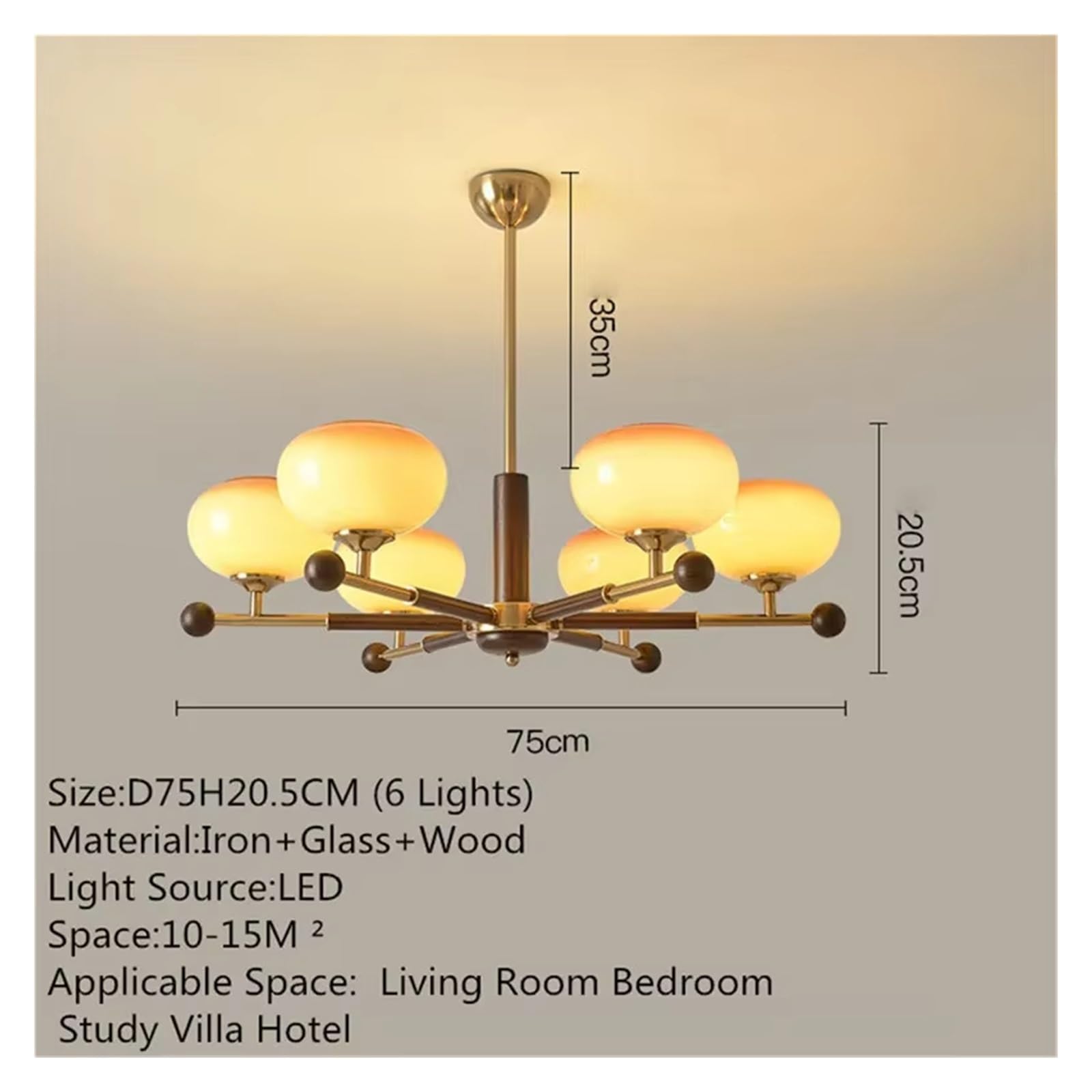 Lampada a sospensione contemporanea, stile creativo americano, ideale per soggiorno, sala da pranzo, camera da letto, hotel, villa, bar, semplice lampadario artistico per la casa, lusso (3 luci interc