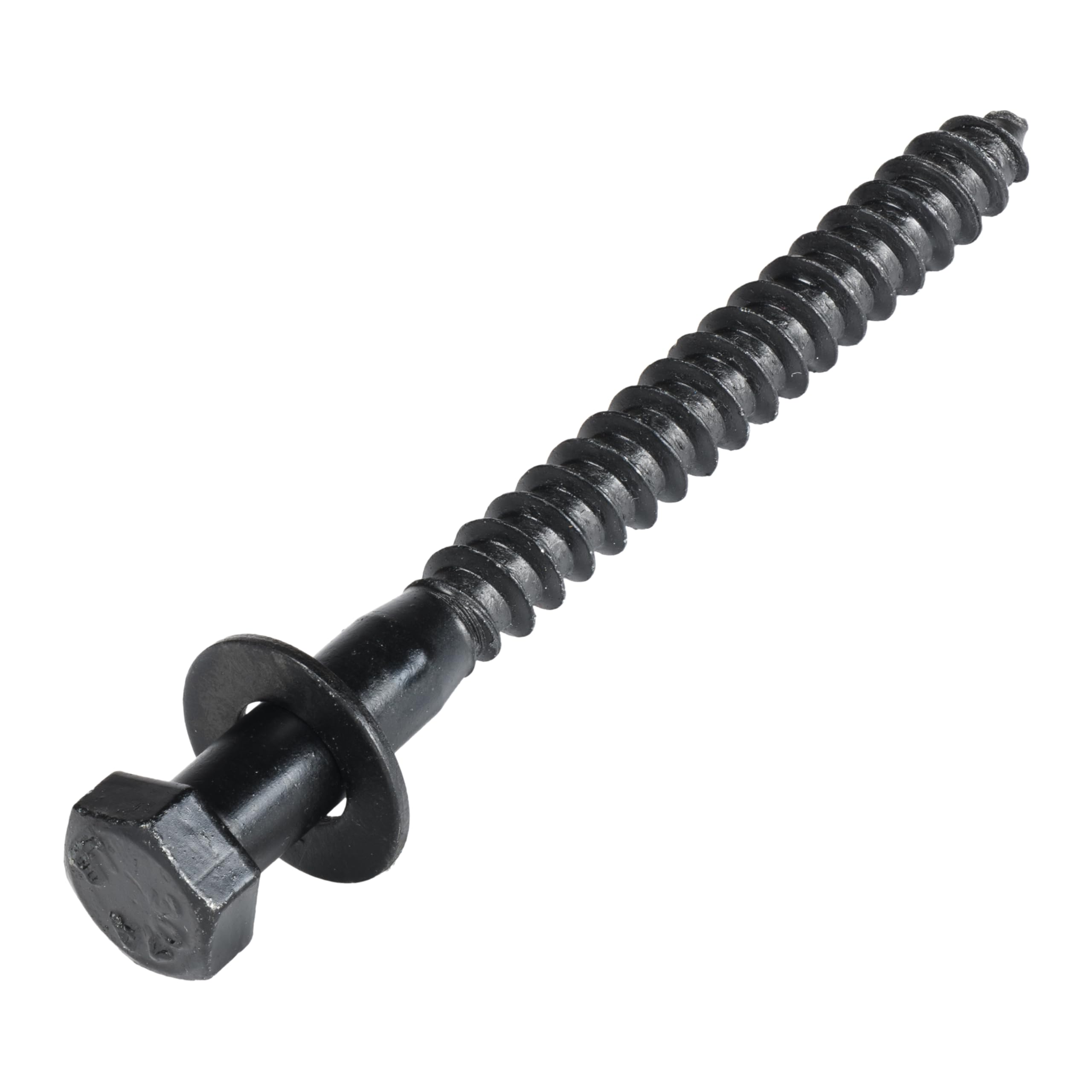 Lag Screws - 50 Pack, Black Ruspert Coating -1