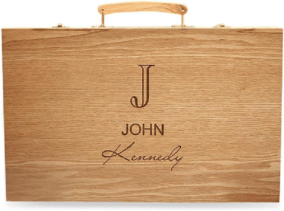 Executive Gift Shoppe | Full Name Monogram Backgammon Set