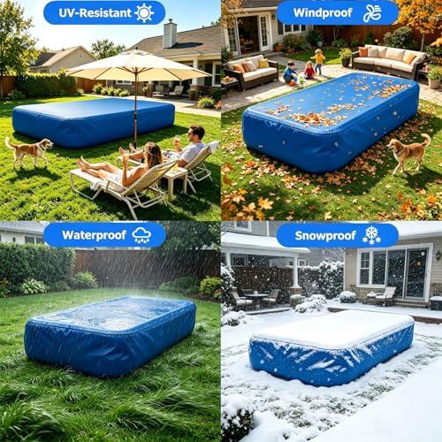Cobertor Inflable para Piscina 130 x 84 Pulgadas miniatura 4