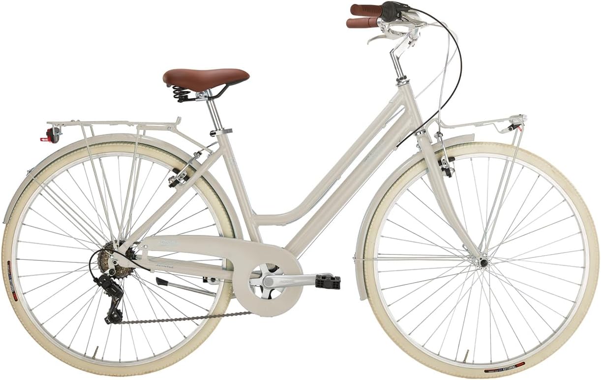 Bici Alpina Venere 6v Donna - City Bike Acciaio 26" 1 Velocità | Design Classico E Comodo - Foto 5