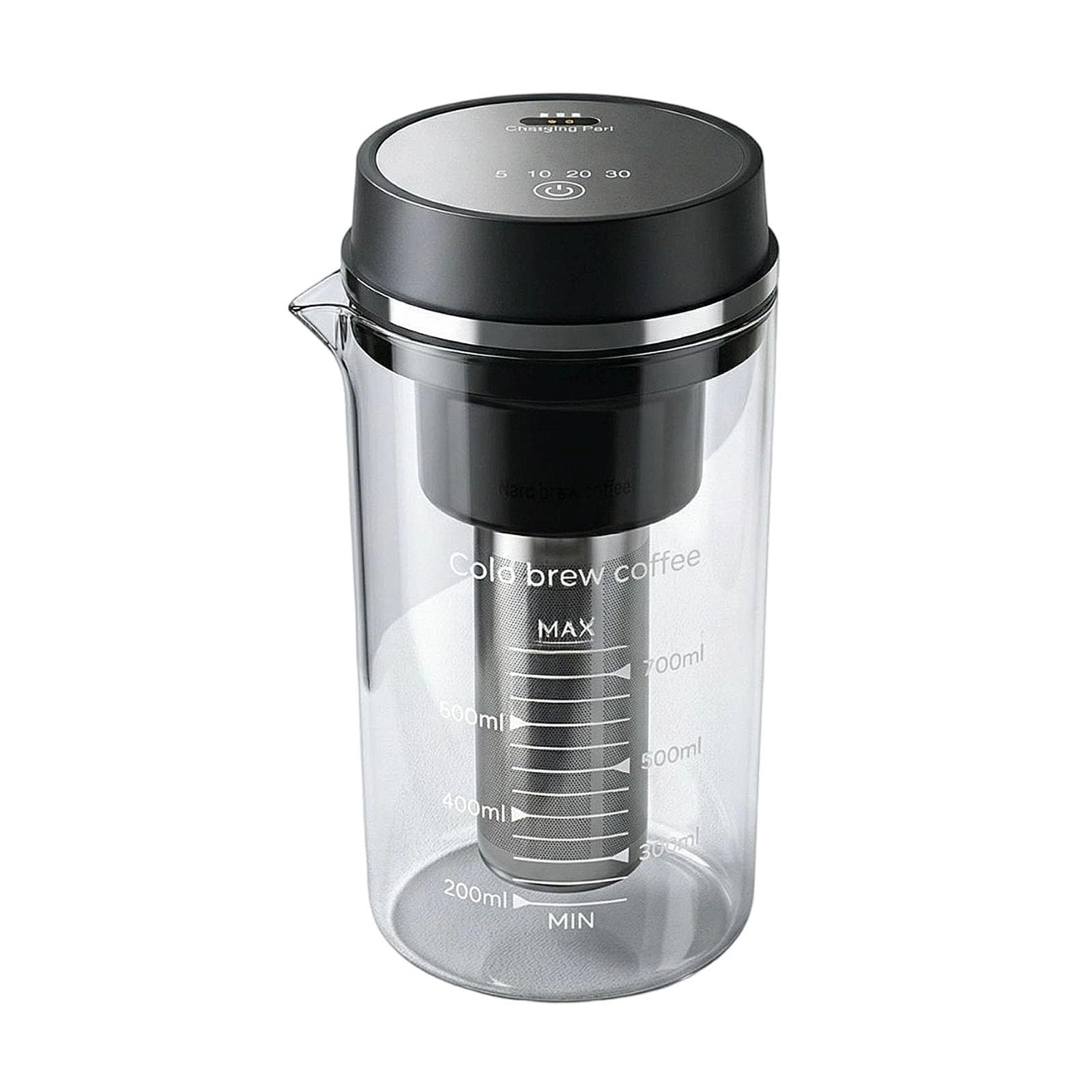 Cafetière à froid grande capacité 800ml machine à glace étanche et facile à nettoyer