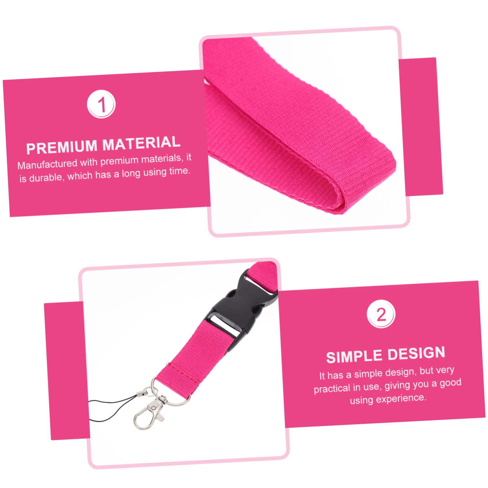 DOITOOL 6 Accessori Per Cordino Chiave In Plastica Da Uomo