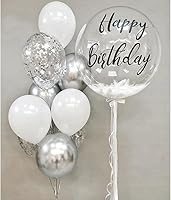 Vista 202 de Bezente Globos de látex verde lima para fiesta, paquete de 100 globos de color verde claro de 12 pulgadas, globos redondos de helio verde fruta