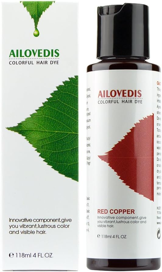 AILOVEDIS Long Lasting Natural Red Copper Hair Color Professional Vegan Semi Permanent Fashion Pop Hair Dye
