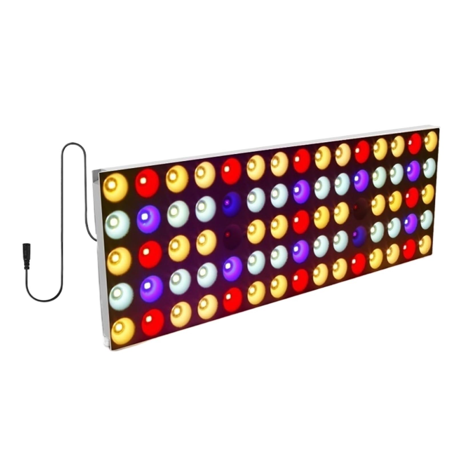Dimmable LED Grow Light Full Spectrum 750W with Timer for Indoor Tent Garden Hydroponics Seedling Veg Bloom Plant Aquarium Lamp(100W DC 12V)