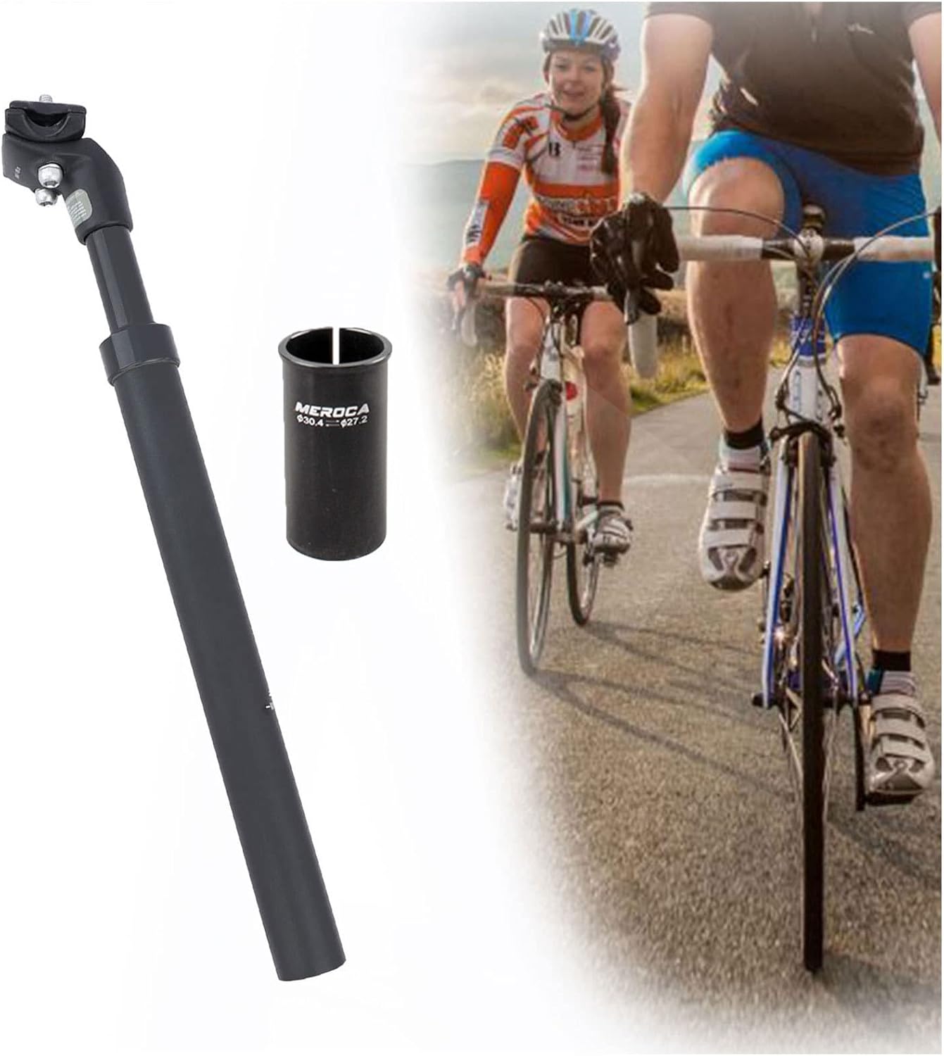 Yesbon Leg Extender Seat Post, Aluminum Bicycle Seat Shocks
