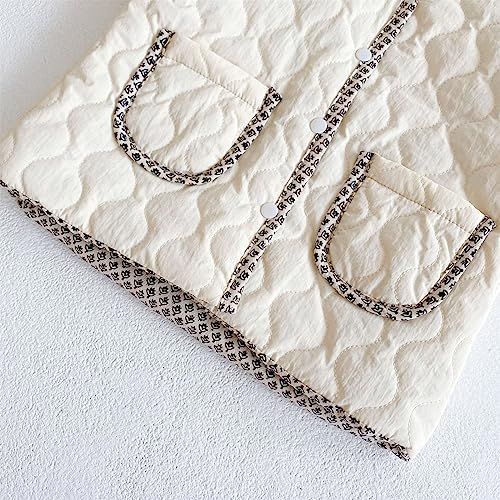 Baby Girl Winter Coat Toddler Girls Boys Autumn Winter Padded Jacket With Long Sleeve Coat Temperament Cardigan2