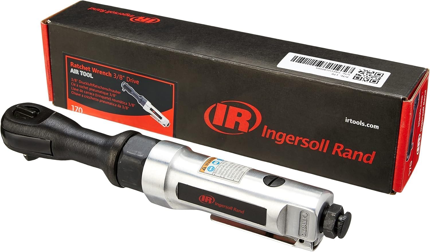 Ingersoll-Rand Llave de Carraca Neumática 3/8" 170, Llave de Carraca para Trabajo Duro, Herramientas Profesionales de Taller