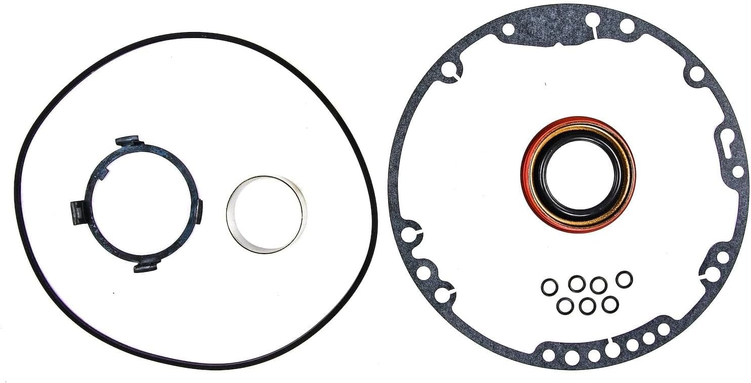 JEGS Front Pump Seal Kit | Fits 1983-2003 GM/Chevrolet TH700-R4 and 4L60E Transmissions | Made In USA | Includes Front Pump Gasket, O-Ring, Metal Clad Seal, Pump Bushing And 8 Washers