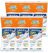 【まとめ買い】ドライペットコンパクト 除湿剤 詰め替えタイプ つめかえ用 3個入×6個パック どこでも用 湿気取り