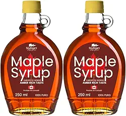 Kit 2 Xarope De Bordo Maple Syrup Canadá Stuttgart 250ml