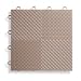 BlockTile B2US5130 Deck and Patio Flooring Interlocking Tiles Perforated Pack, Beige, 30-Pack