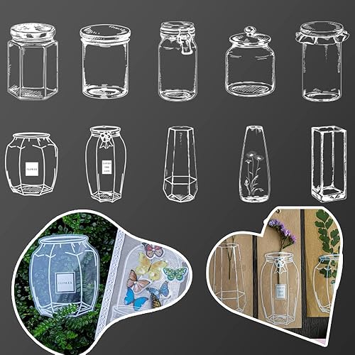 Vista 38 de Kaluofan - 40 flores secas prensadas reales, flores secas para resina, flores secas para manualidades, para marcapáginas de resina, álbumes