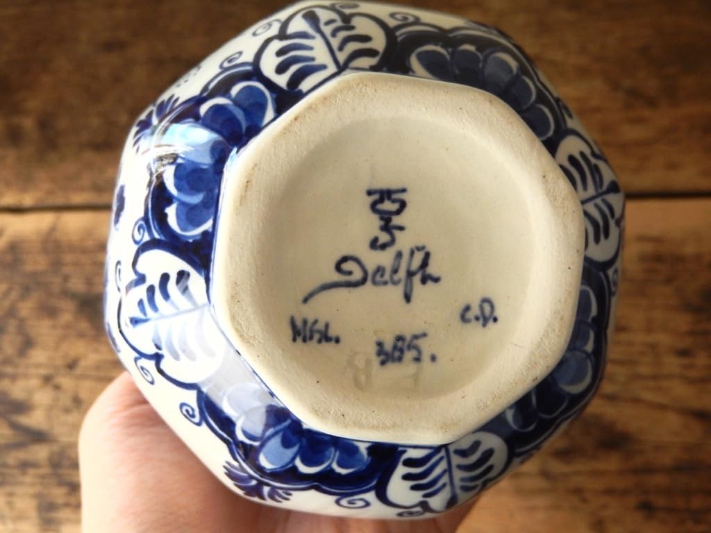 Amazon｜ノーブランド品 OAN阿蘭陀オランダRoyalDelft瓢箪型徳利1959木