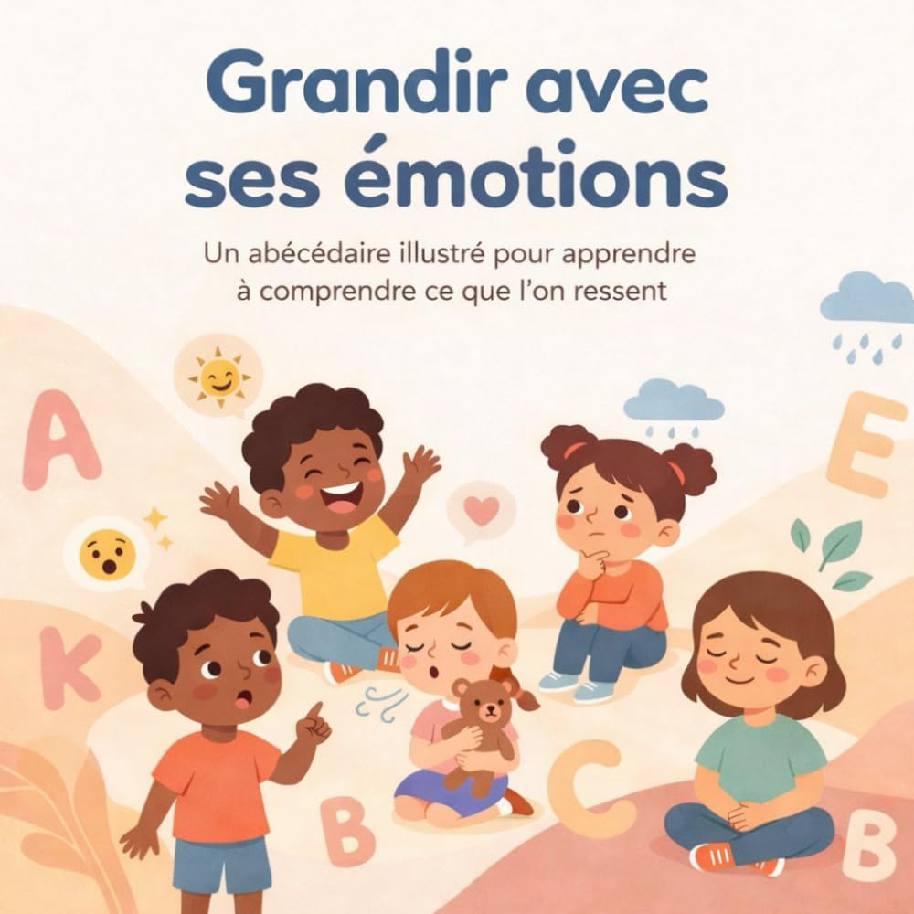 Grandir avec ses émotions: Un abécédaire illustré pour aider les enfants à comprendre et exprimer ce qu’ils ressentent
