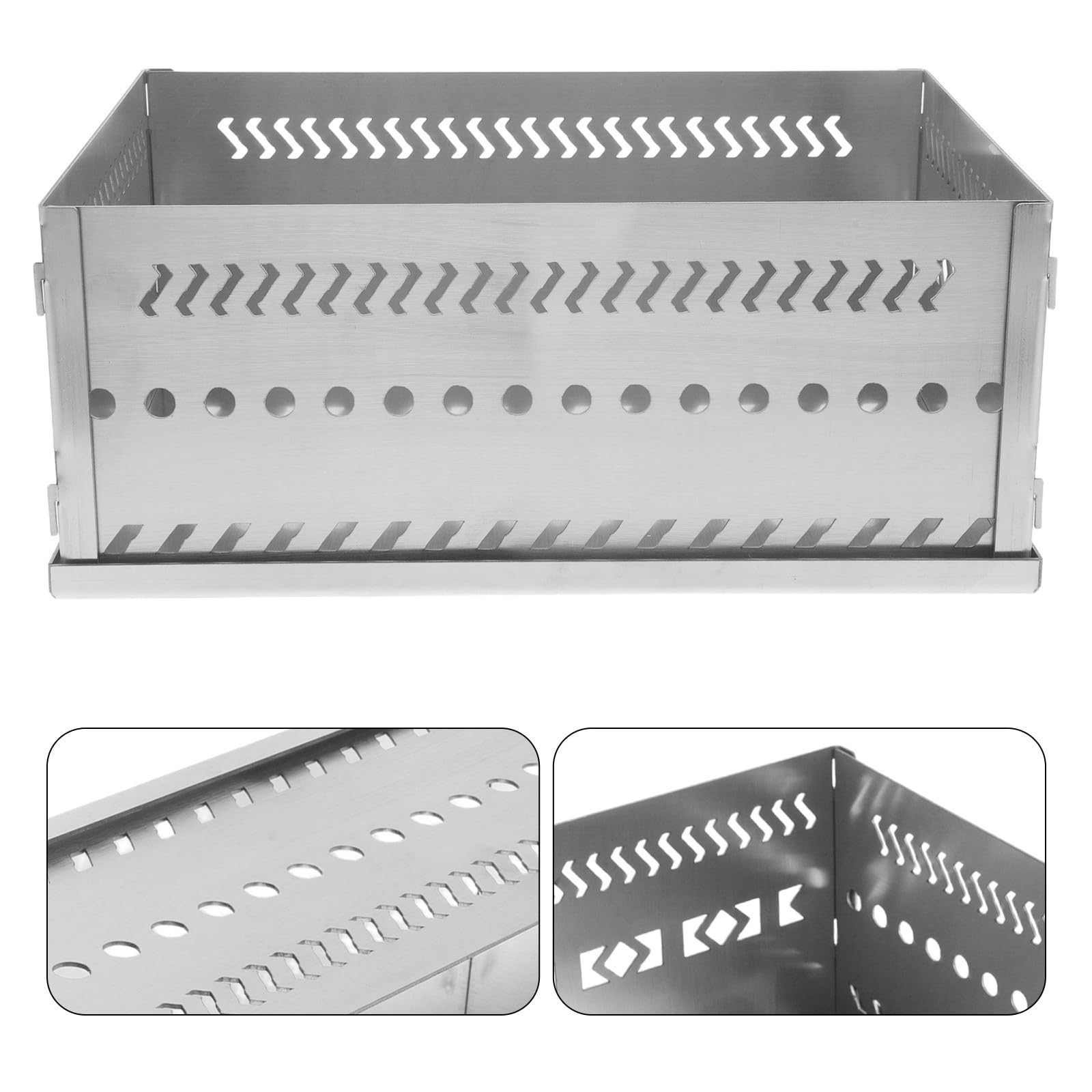 Panier à Pierres pour Sauna Poêle Bois Charbon Acier Inoxydable