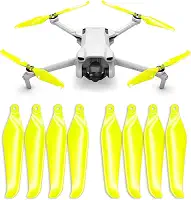 Master Airscrew Hélices Stealth para DJI Mini 3 - Cor elétrica, 4 hélices no conjunto