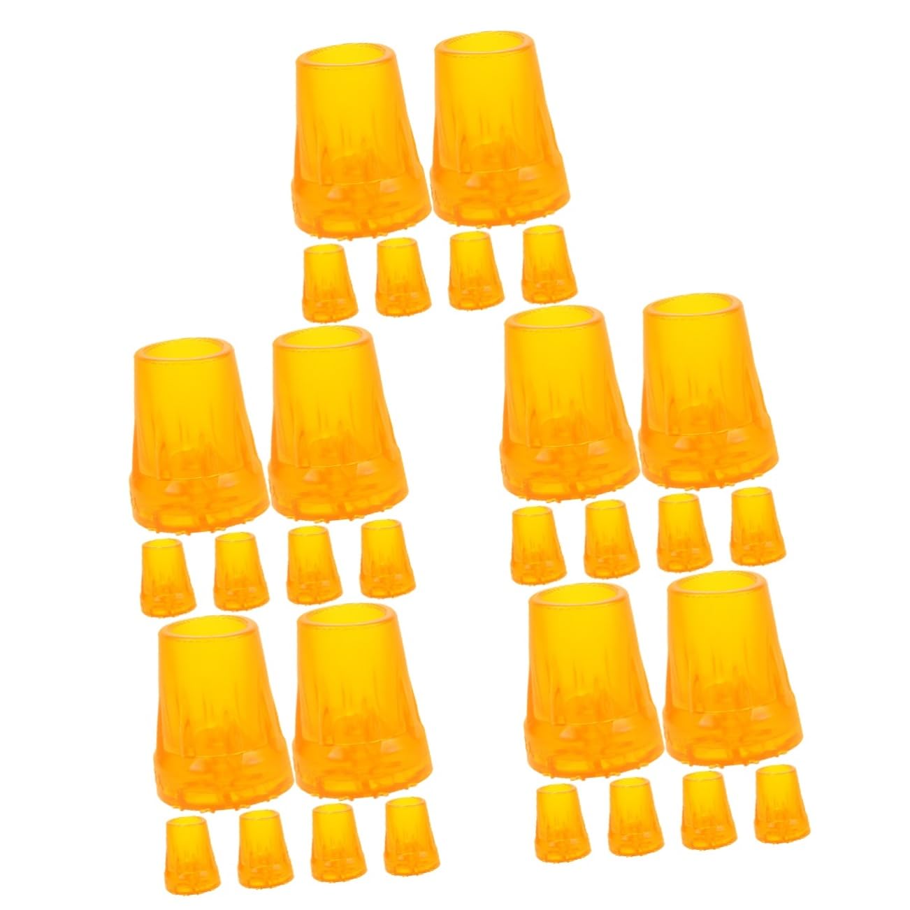 Embouts de canne antidérapants Healvian, lot de 30 pour béquilles et béquilles de pointe