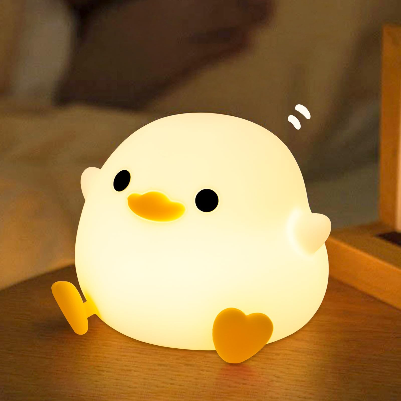 Veilleuse Enfant Capybara En Silicone - Tactile Et Dimmable - CPBR-01