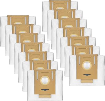 14 Pack Replacement Vacuum Bags for Ecovacs DEEBOT OZMO N10 PLUS T8 AIVI T8 Max and Deebot N8 Pro+ Robot Vacuum Cleaner