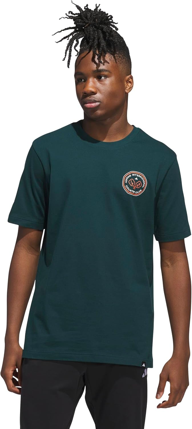 Adidas Mens Country Club Scenic Graphic T-Shirt - Image 3