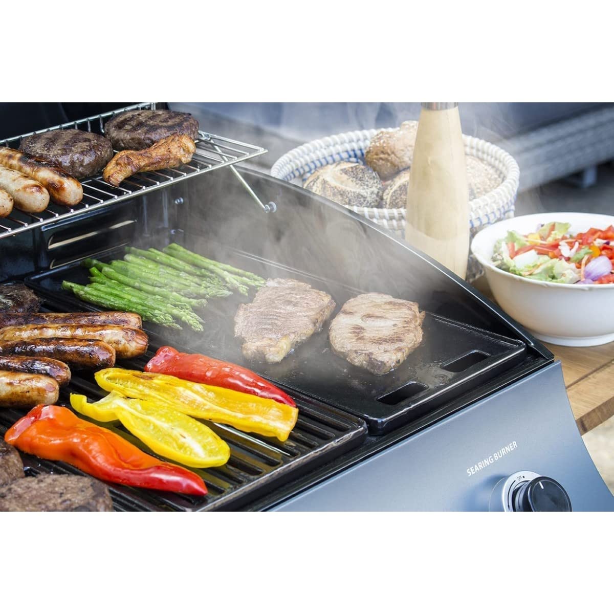 Barbacoa de gas Sahara Roaster S350 Azul