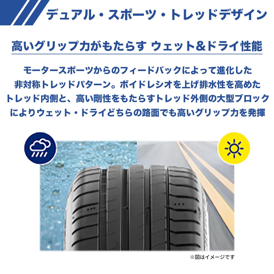 Amazon.co.jp: Michelin Pilot Sport 5 225/45ZR18 (95Y) XL Set of 4