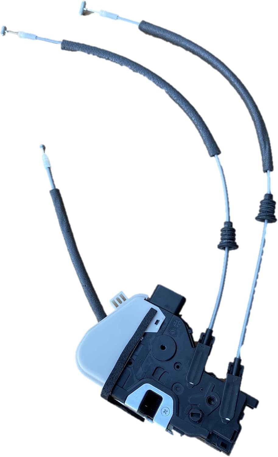 Power Door lock Actuator & Latch Assembly Fits for 13-19 Hyundai Santa Fe Rear Left (Driver Side Rear), Replaces OEM 81410-2W000, 81410-B8000, 72184