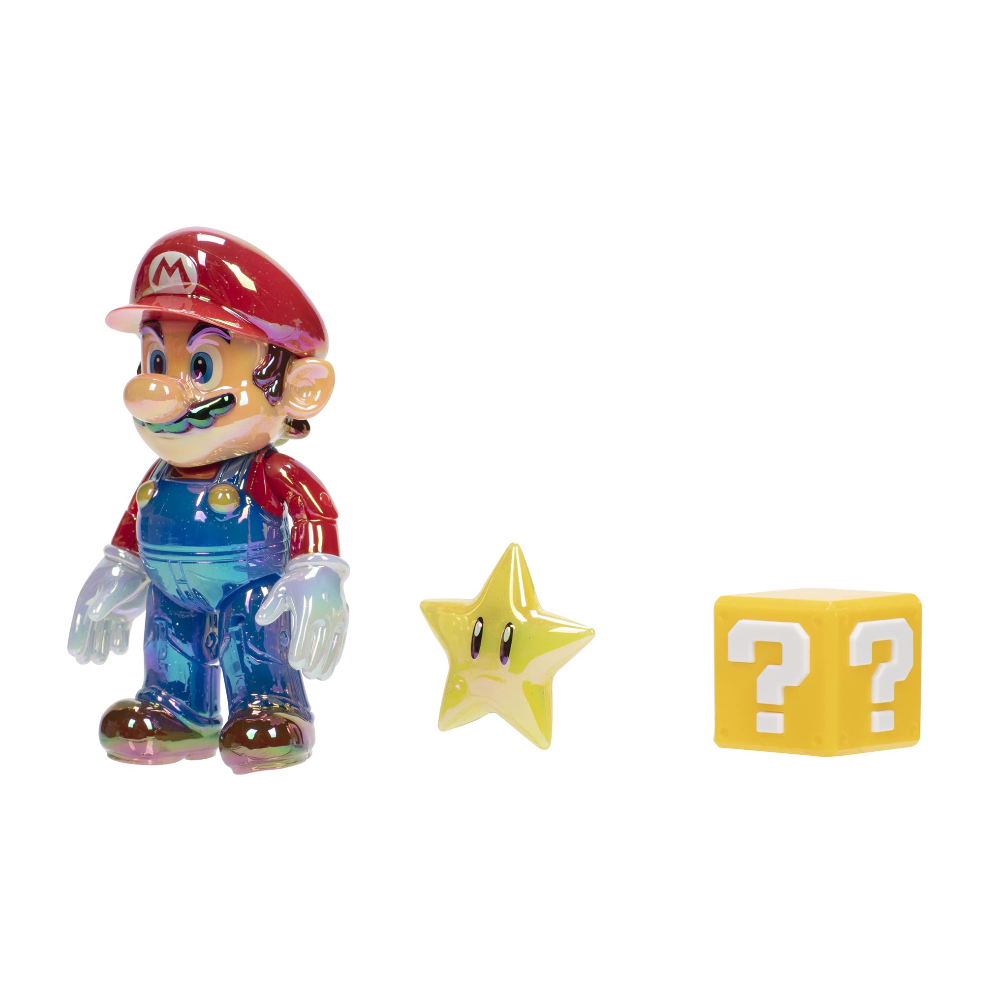 Figura Star Power Mario Gold Super Mario Bros 10CM