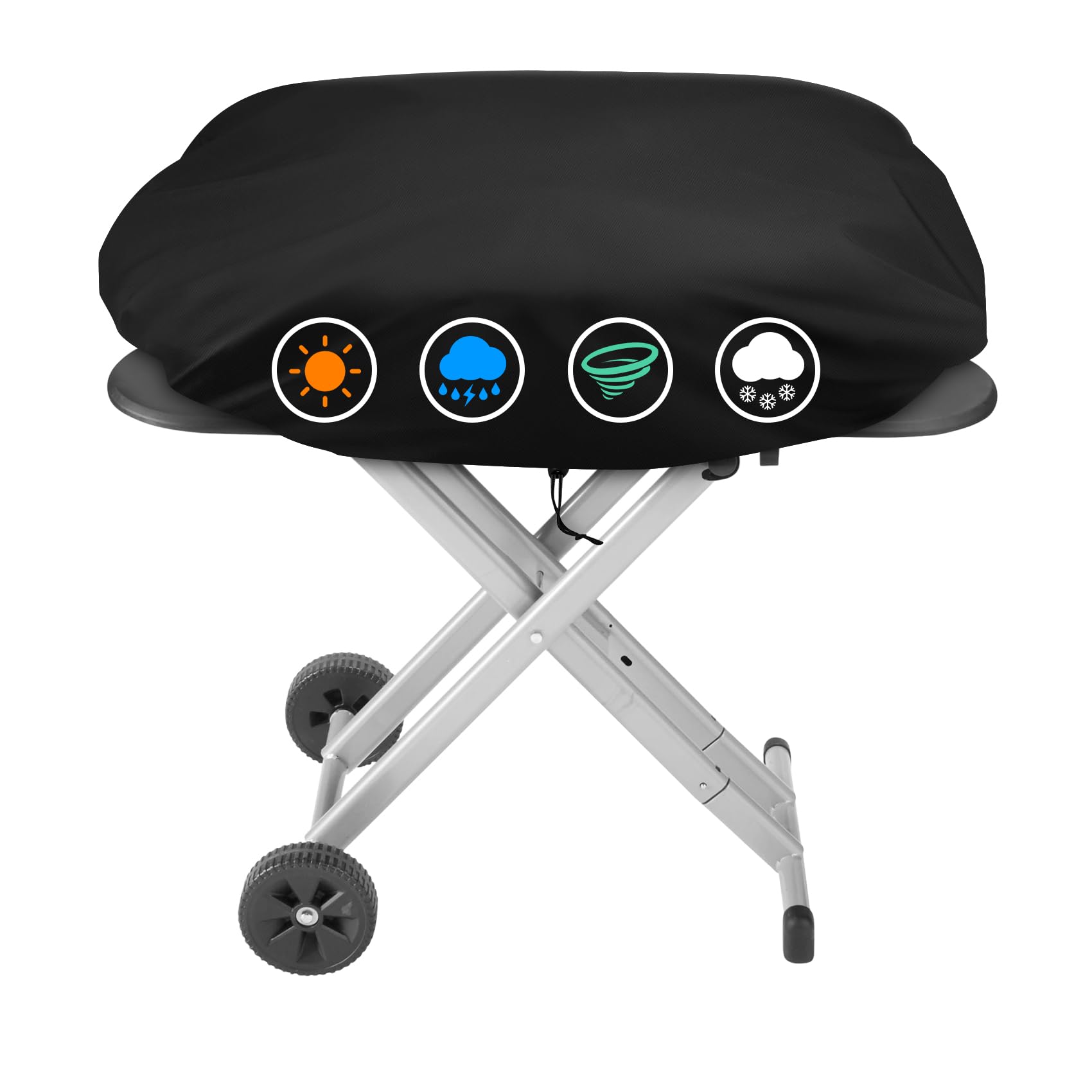 ZBXFCSH Heavy Duty Grill Cover Compatible with Coleman Roadtrip LX/LXX/LXE/285 and Compatible with Smoke Hollow 205 Grills, All Weather