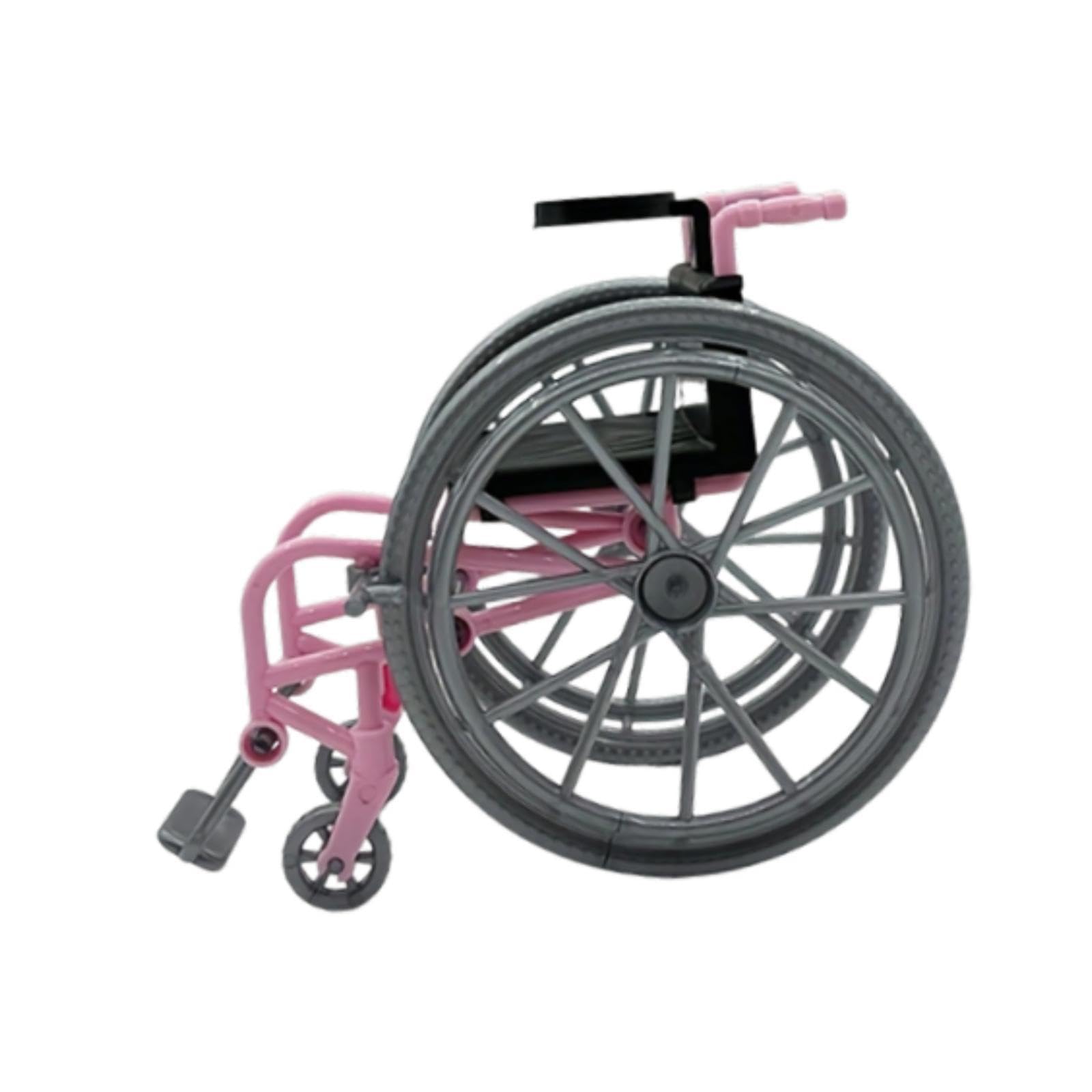 30cm Doll Wheelchair Toy, Compact Doll Wheel Chair, Pretend Play Dolls Accessories for Inclusive Play, Learning & Diverse Dollhouse Scenes