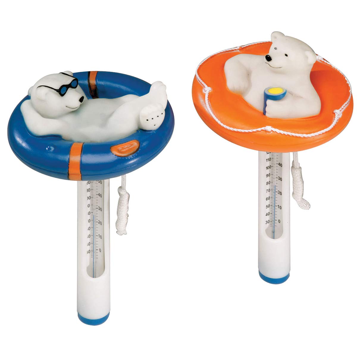 Ocean Blue 150056 Floating Polar Bear Thermometer (Assorted Style)