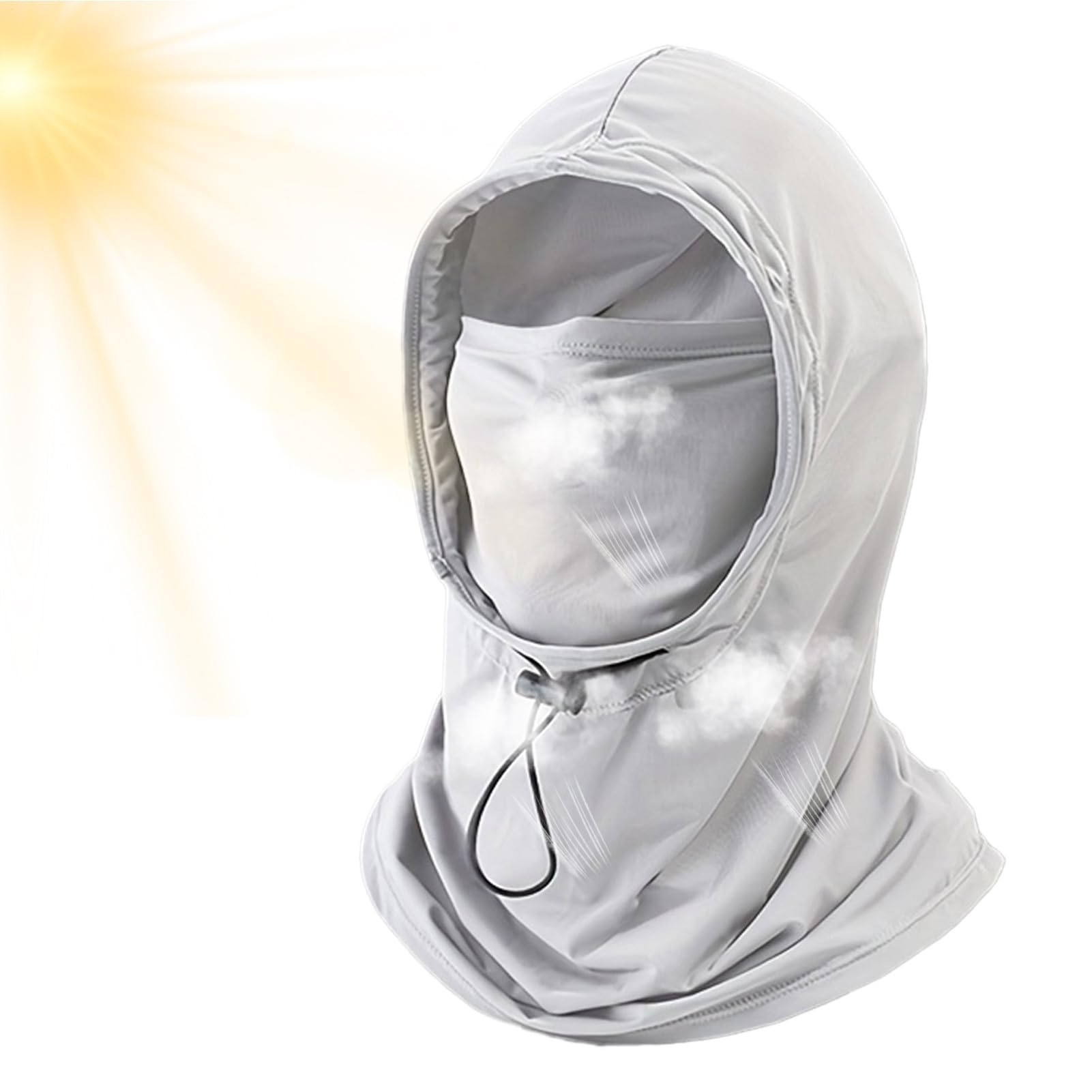 Máscara de protección solar – UPF 50+ Protección UV Sombrero con protección para el cuello | Protección facial transpirable para deportes, escalada, senderismo, ciclismo, actividades al aire libre