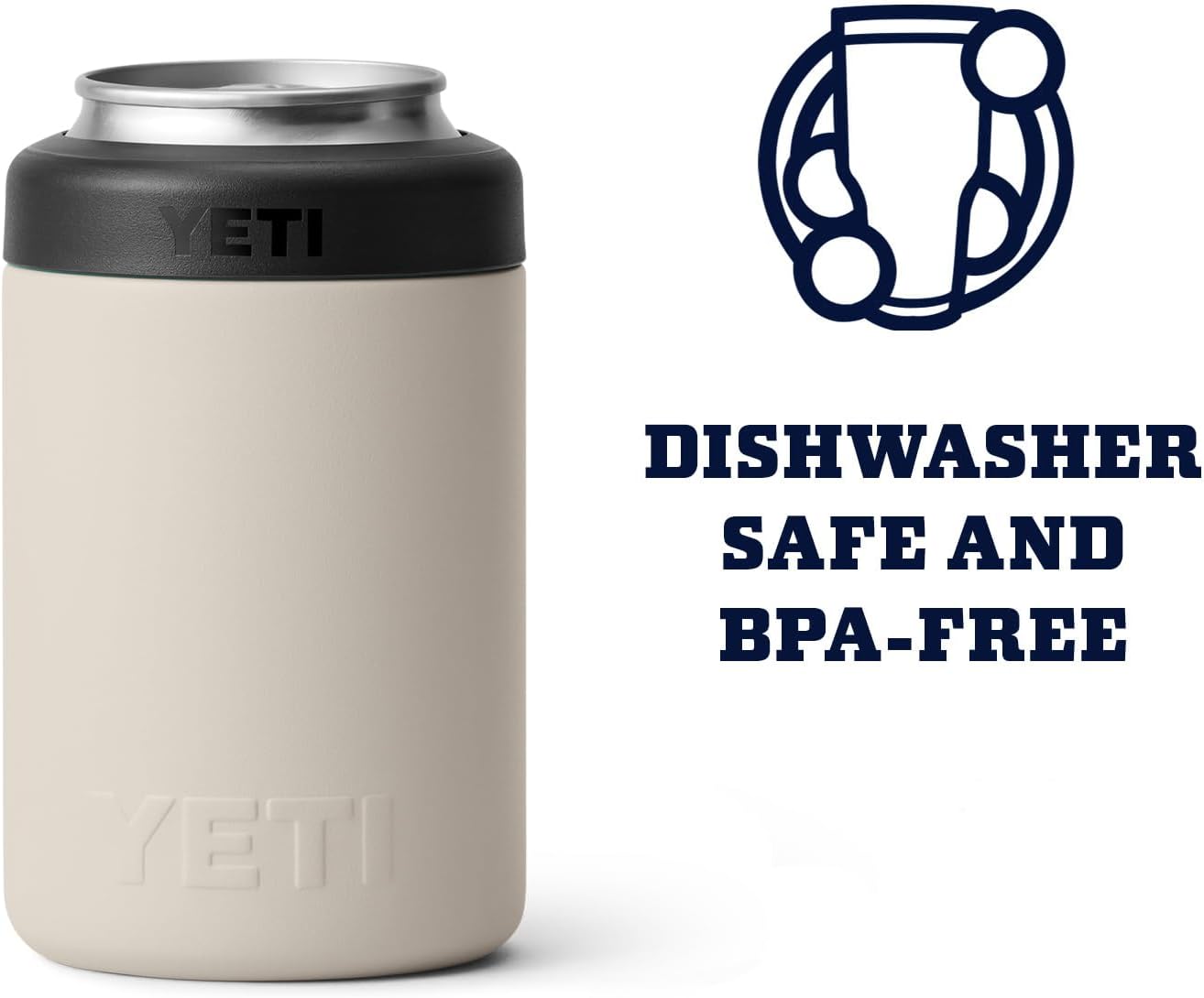 YETI Rambler 12 oz. Colster Can Insulator for Standard Size Cans, Cape Taupe (NO CAN INSERT) - Image 5