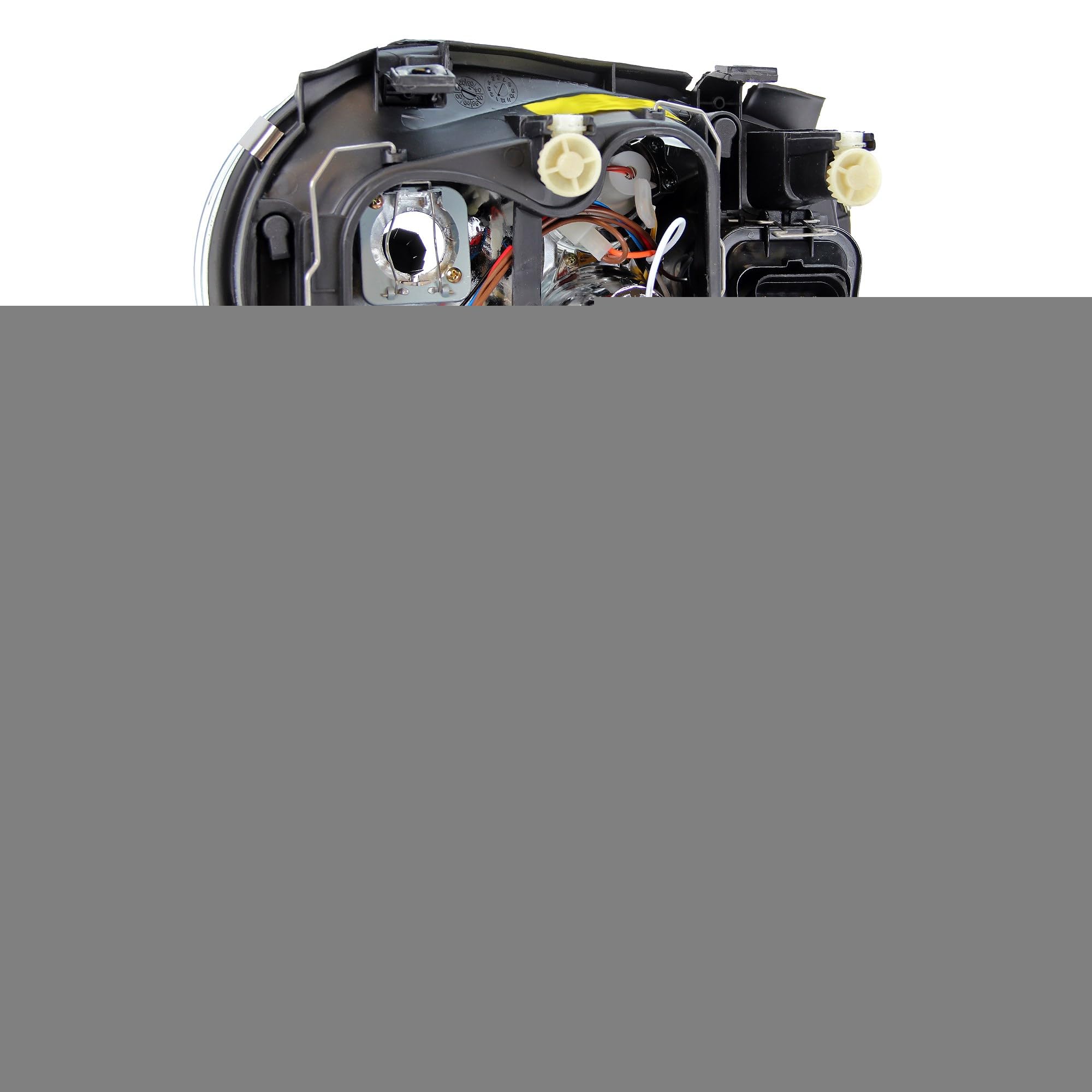BESTPRICE 2x fari principali anteriori sinistro + destro H7 / H1 / H3 senza servomotore, compatibili con VW GOLF IV (1J1), GOLF IV Cabriolet (1E7), GOLF IV Variant (1J5)